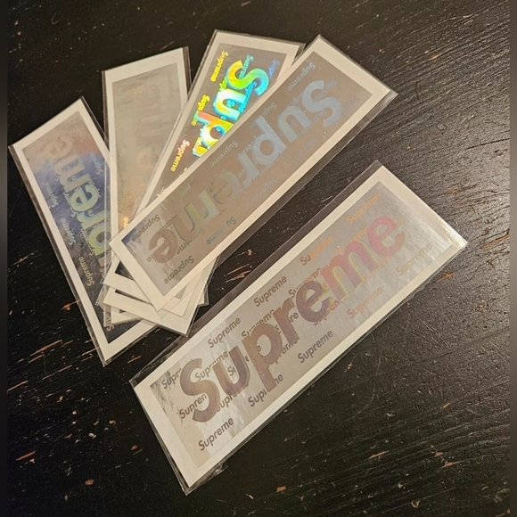 Supreme Other - SUPREME HOLOGRAPHIC HOLOGRAM BOX LOGO STICKER SS15 + FREE SURPRISE